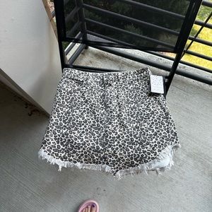 Free people cheetah Bailey skirt